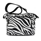 Coconuda Zebra-Nylon-Tasche mit Animalier-Print