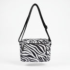 Coconuda Zebra-Nylon-Tasche mit Animalier-Print