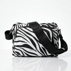 Coconuda Zebra-Nylon-Tasche mit Animalier-Print
