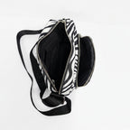 Coconuda Zebra-Nylon-Tasche mit Animalier-Print