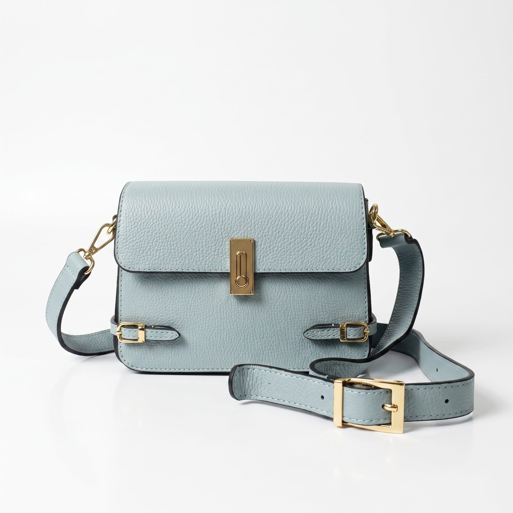 Borsa a Tracolla Buckle Up in Vera Pelle Regolabile - Borsa a tracolla - Stile Donna Bags