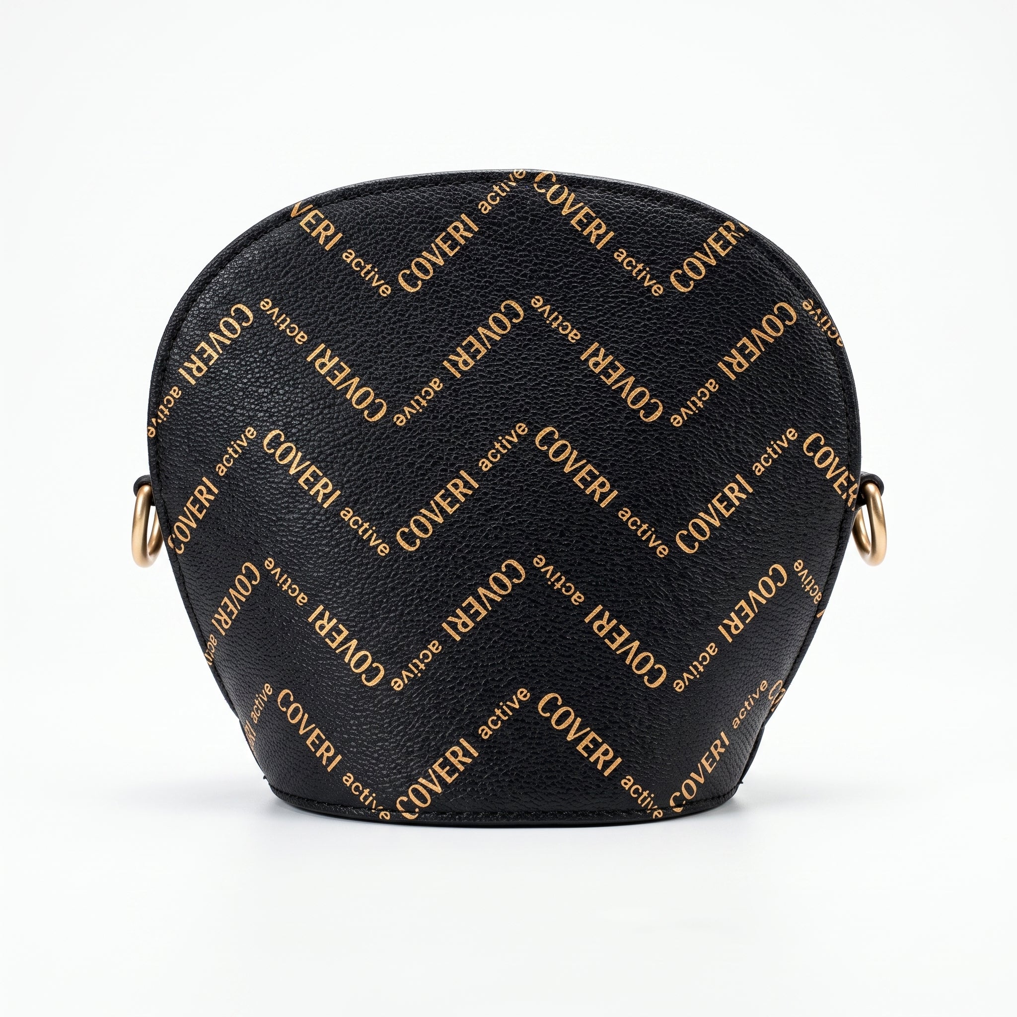 Coveri Active Runde Umhängetasche – Monogramm mit Schmetterlingen  