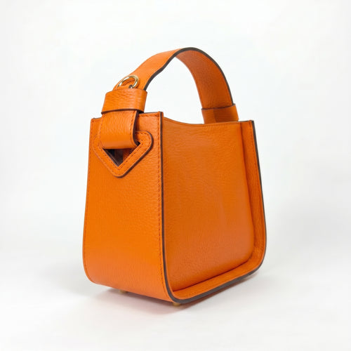 Holo Borsa In Vera Pelle | Close-up chiusura | vera pelle | Nero
