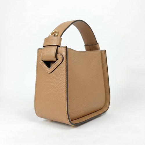 Holo Borsa In Vera Pelle | Prospettiva indossata | vera pelle | Nero