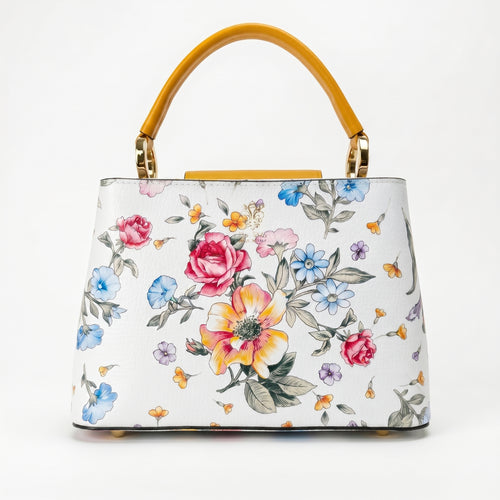 Borsa a Tracolla Rimovibile in Vera Pelle per Donne | Vista laterale | vera pelle | Blu