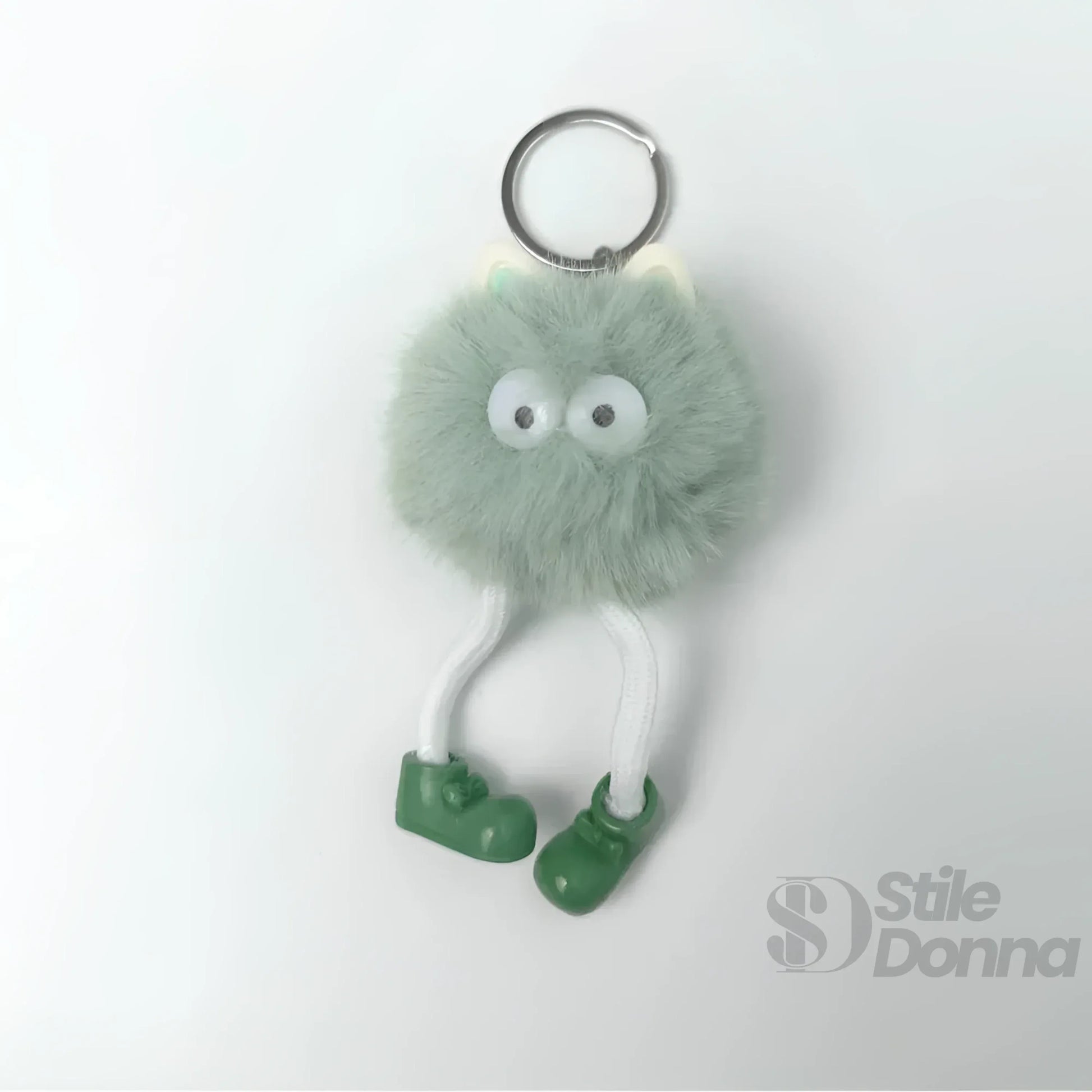 charm-per-borsa-personaggio-pom-ciondolo-portachiavi-morbido-peloso-807 - Stile Donna Bags