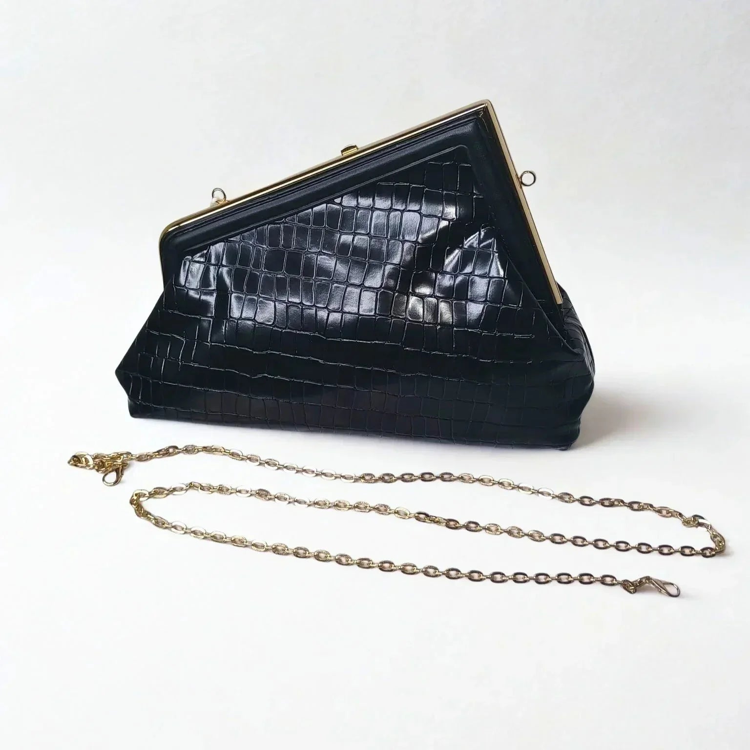 Clutch bag with shoulder strap - MS-9964 - Stile Donna Bags