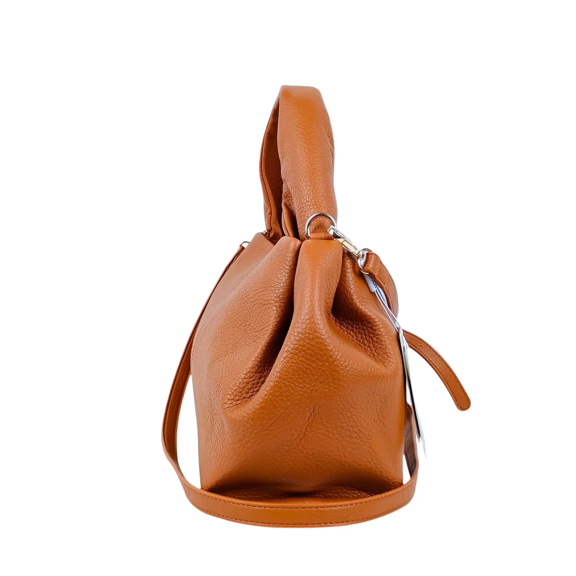 Coconuda Hobo brown textured leather shoulder bag for women’s bags & wallets online sale