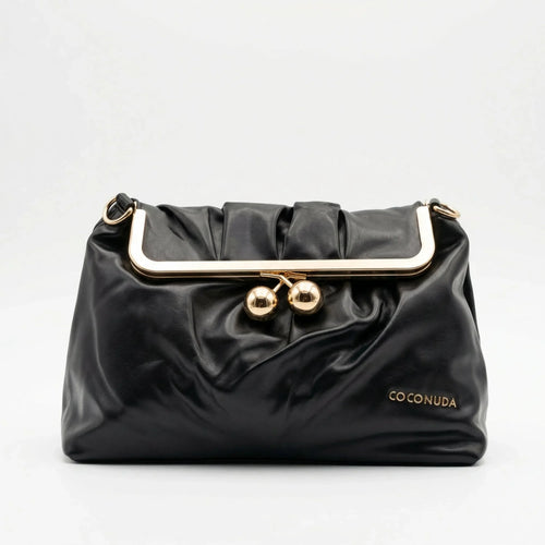 Coconuda Pochette Ecopelle Morbida con Chiusura a Scatto … | Vista frontale | ecopelle | Rosa