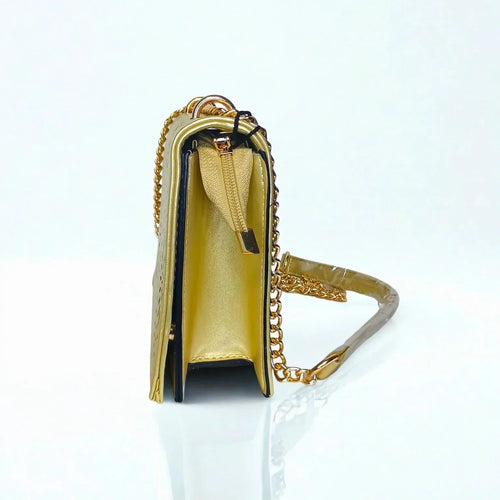 Crossbody Bag with Chain Strap - MS-4335 - Stile Donna Bags