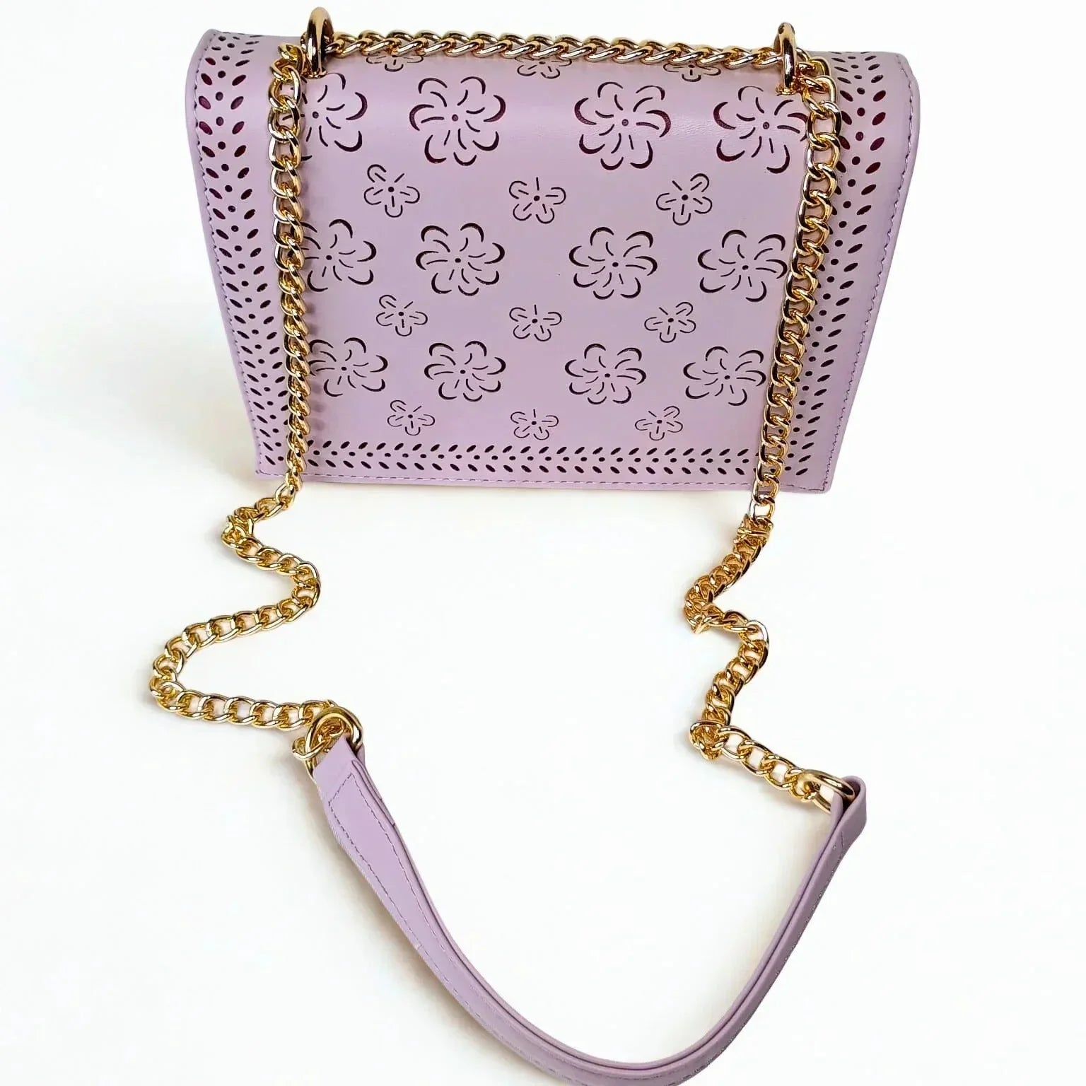 Crossbody Bag with Chain Strap - MS-6936 - Stile Donna Bags