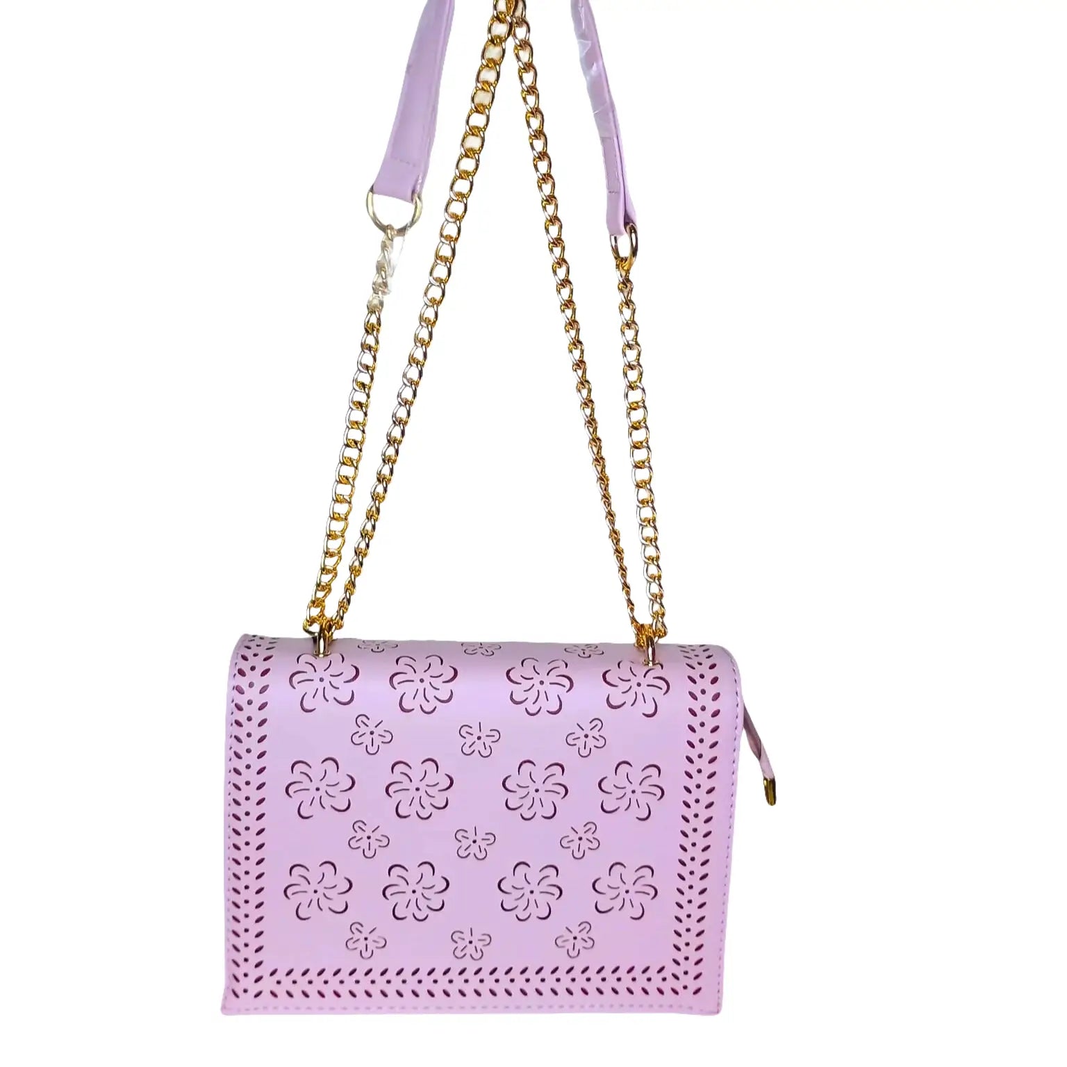Crossbody Bag with Chain Strap - MS-6936 - Stile Donna Bags