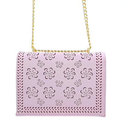 Crossbody Bag with Chain Strap - MS-6936