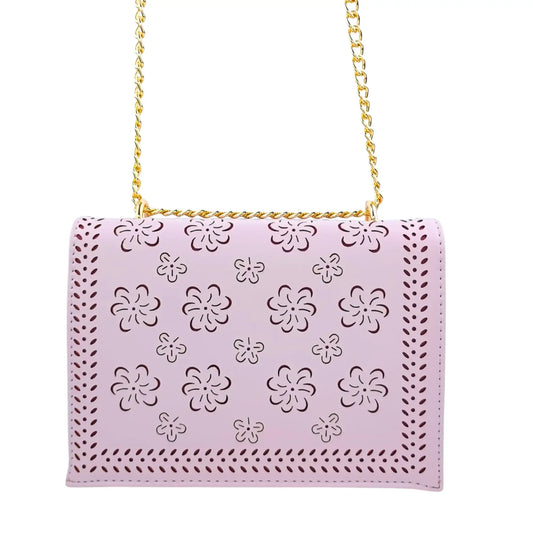 Crossbody Bag with Chain Strap - MS-6936 - Stile Donna Bags