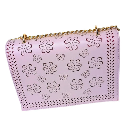 Crossbody Bag with Chain Strap - MS-6936 - Stile Donna Bags