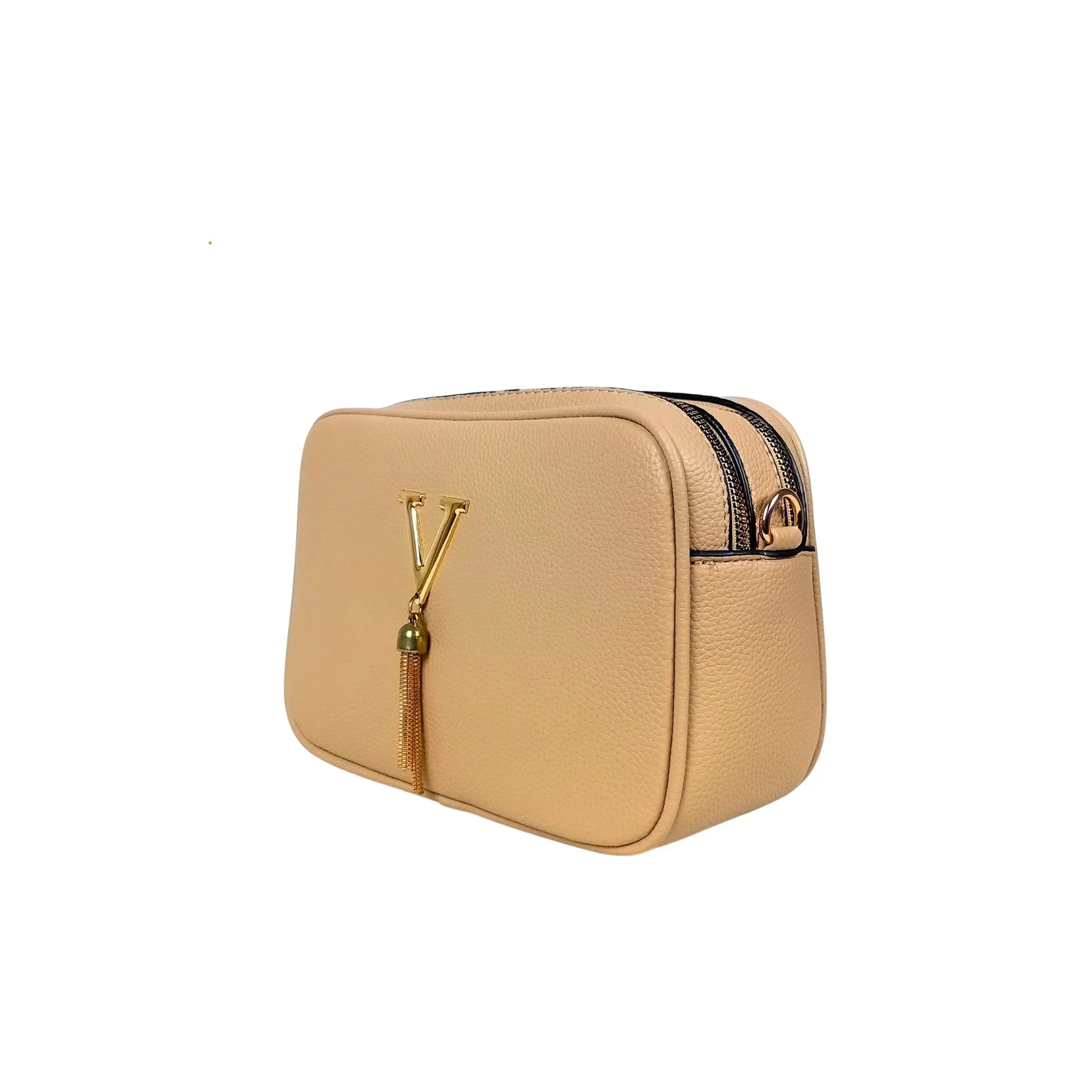 Crossbody Bag with Double Zipper - MS-3745 - Stile Donna Bags