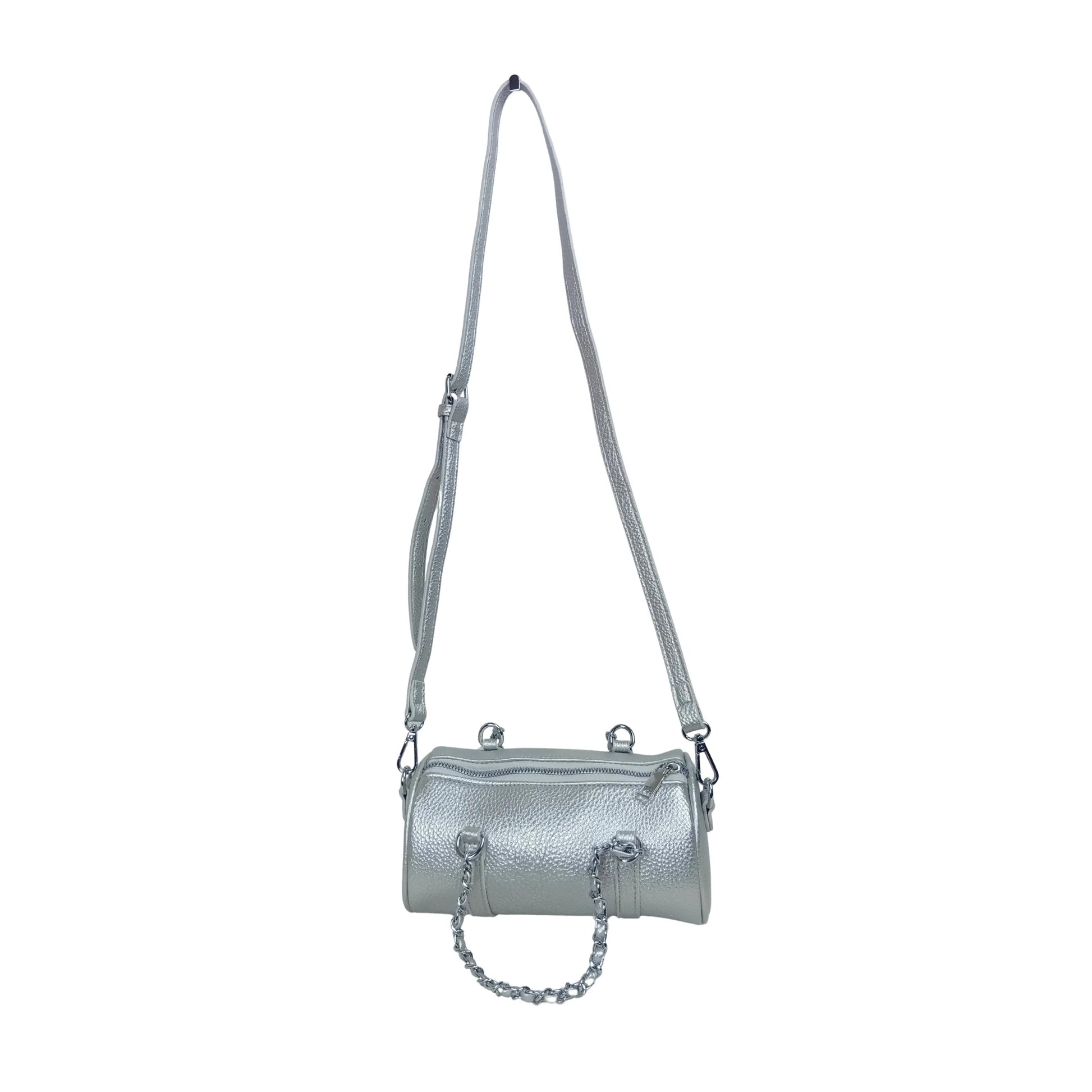 Cylinder-shaped shoulder bag MS-6885 - Handbag