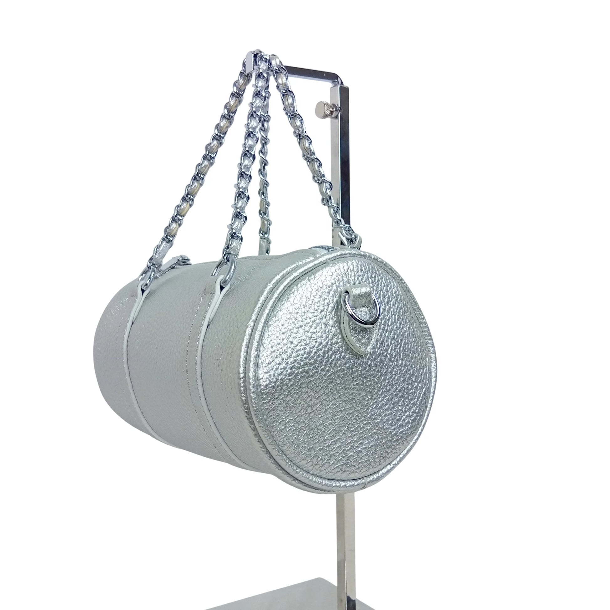 Cylinder-shaped shoulder bag MS-6885 - Handbag