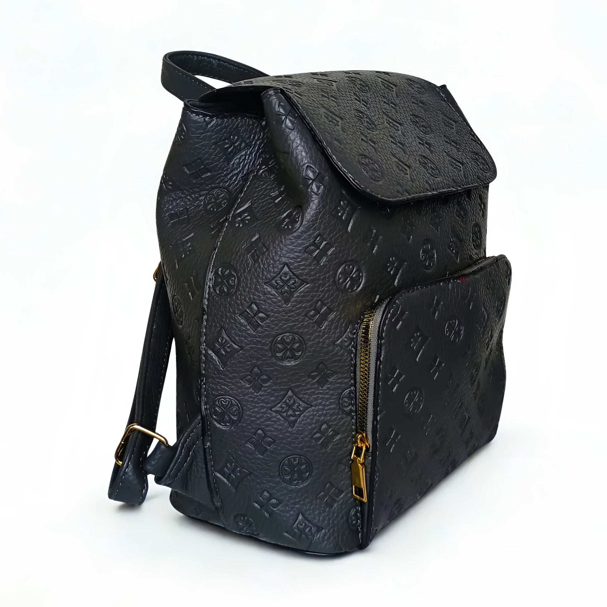 women’s backpack in leather color grey - Backpack
