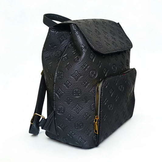 women’s backpack in leather color grey - Backpack