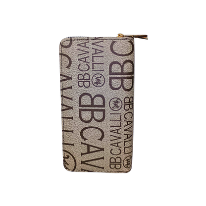 Women’s Purse for ladies color Black & Beige - wallet