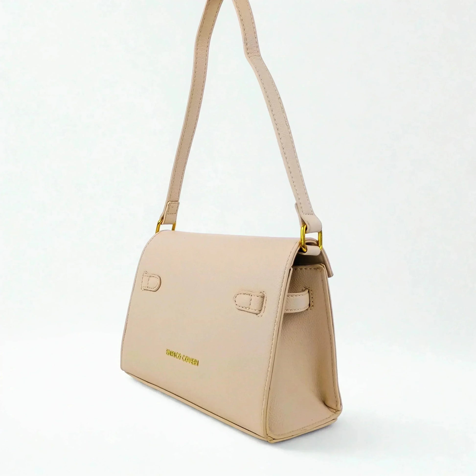 Enrico Coveri Leather Shoulder Bag for Women - Stile Donna Bags