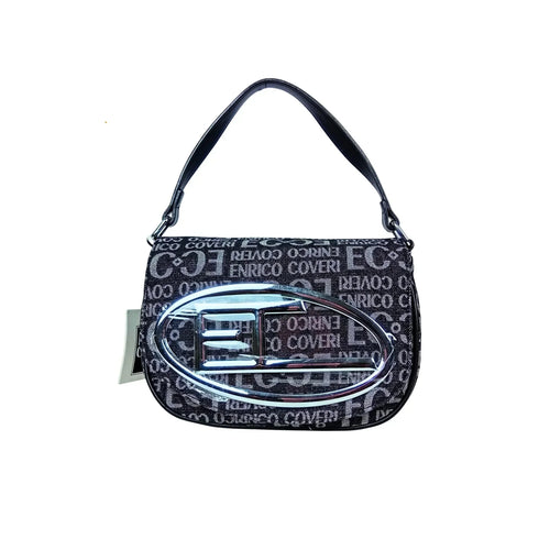 Enrico Coveri Patterned Shoulder Bag MS-2647 - Stile Donna Bags