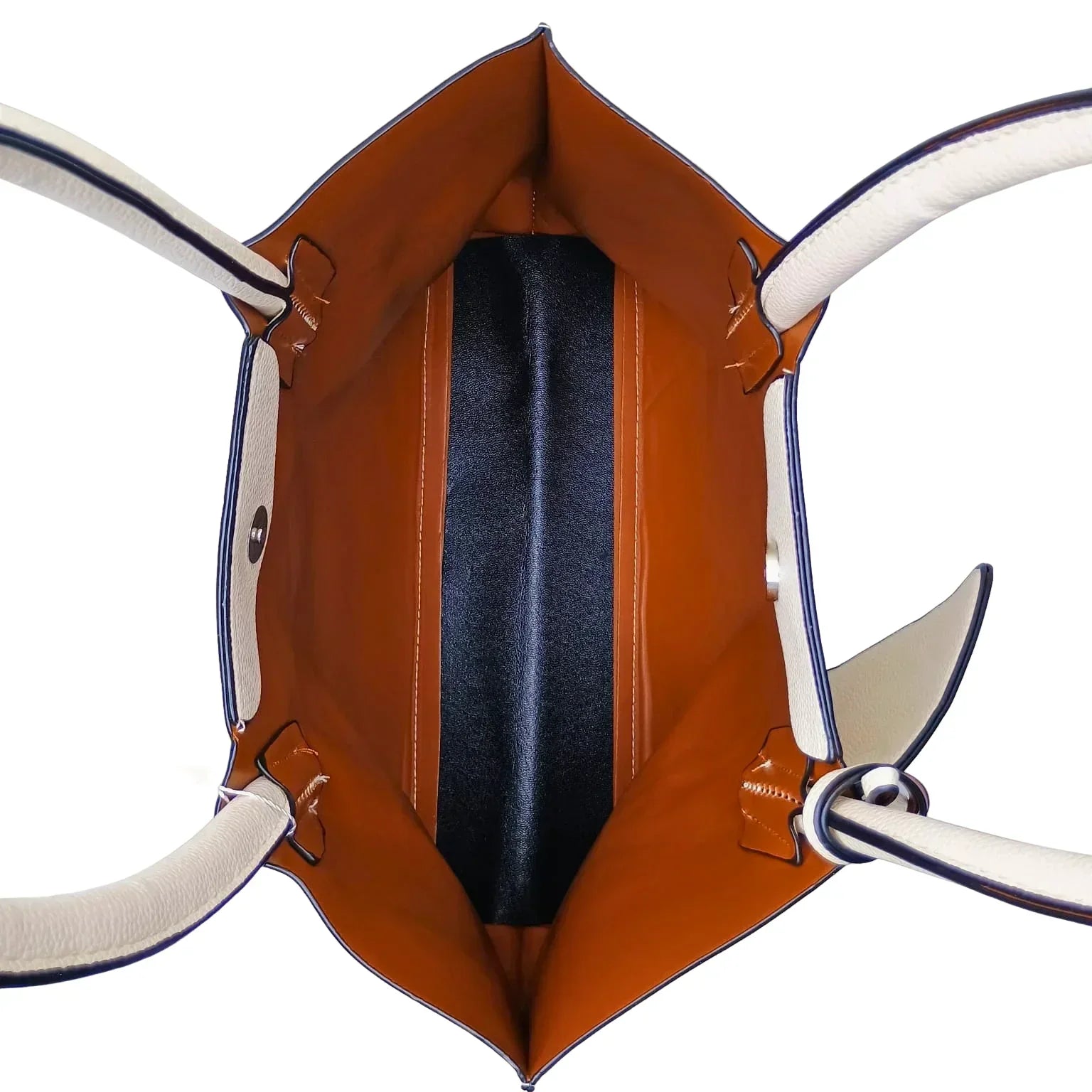 Faux Leather Tote Bag - MS-0630 - Stile Donna Bags