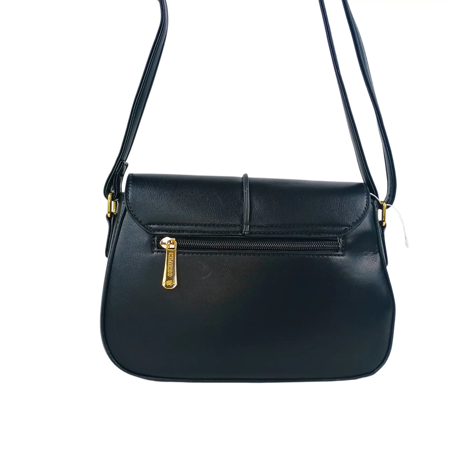 Flap Bag - Charro Black Leather - MS-1945 - Stile Donna Bags