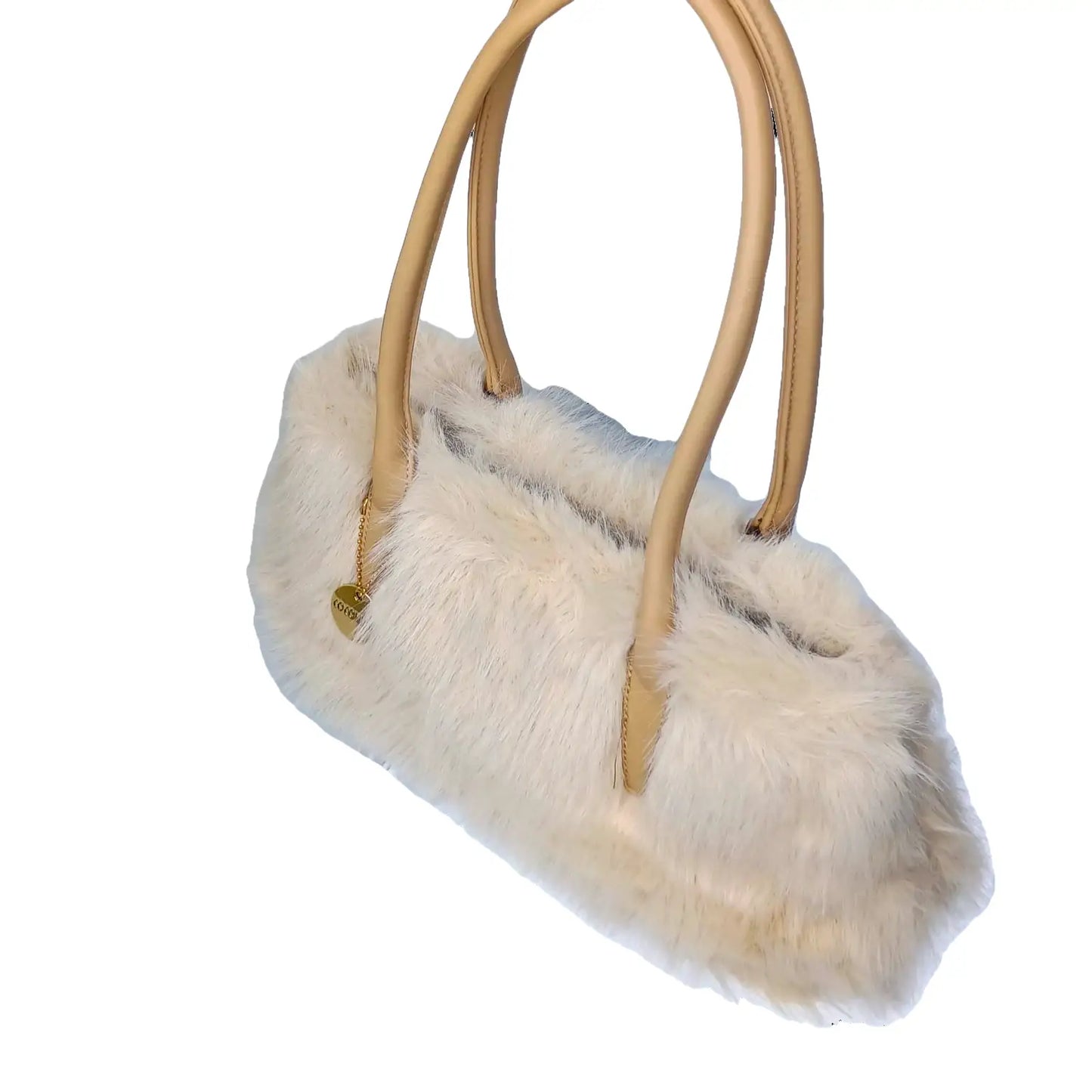 Fur Leather Handbag - MS-7158 - Stile Donna Bags