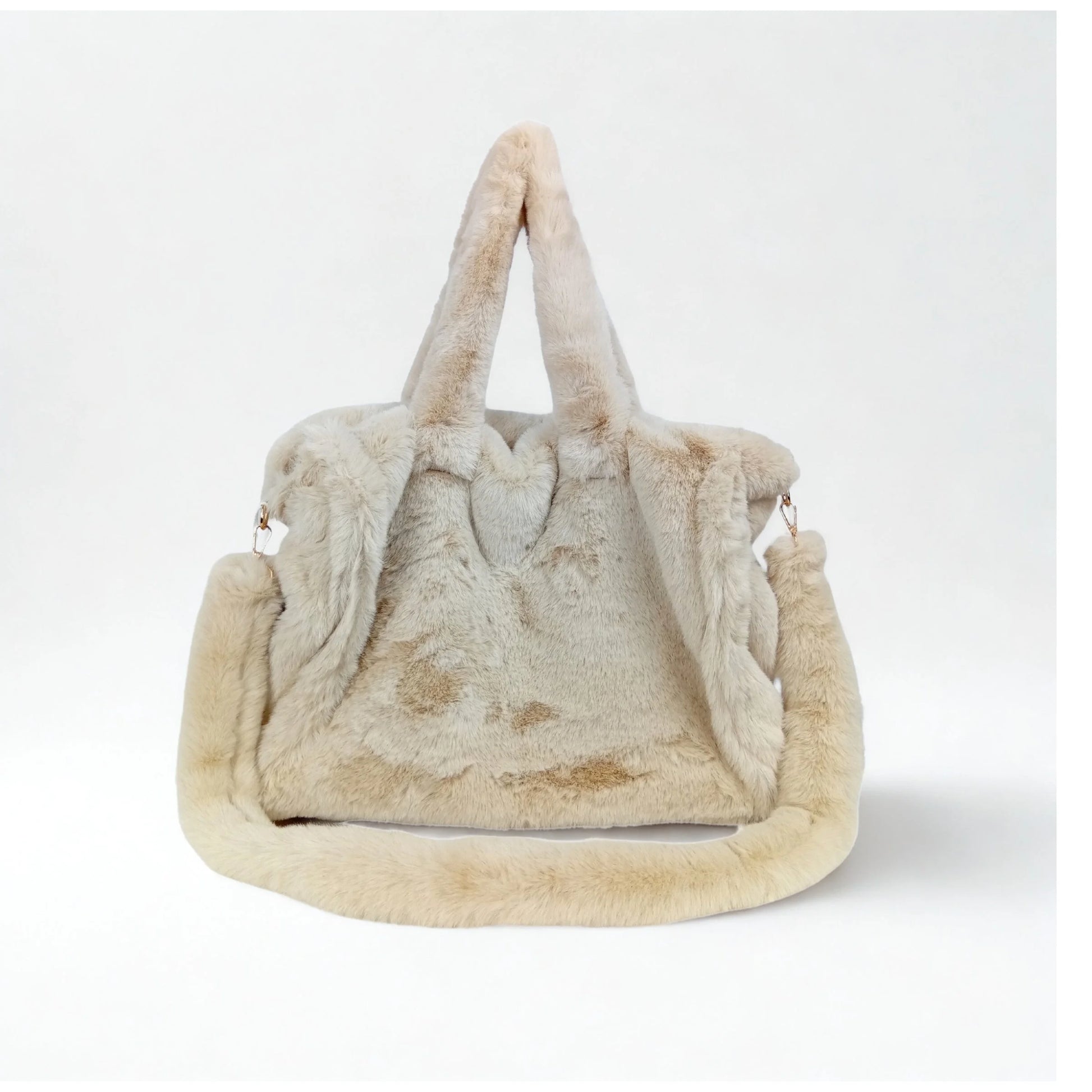 Fuzzy faux-fur tote bag MS-0700 - Tote Bag
