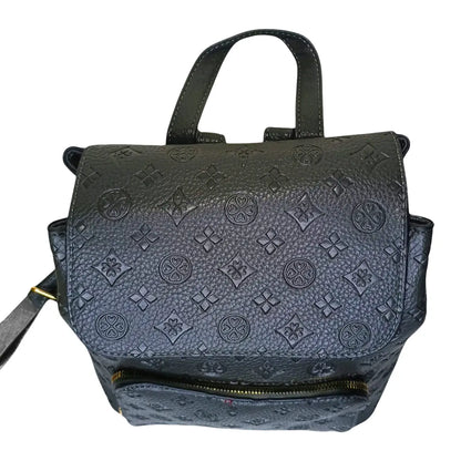 Gray leather backpack - MS-7112 - Stile Donna Bags