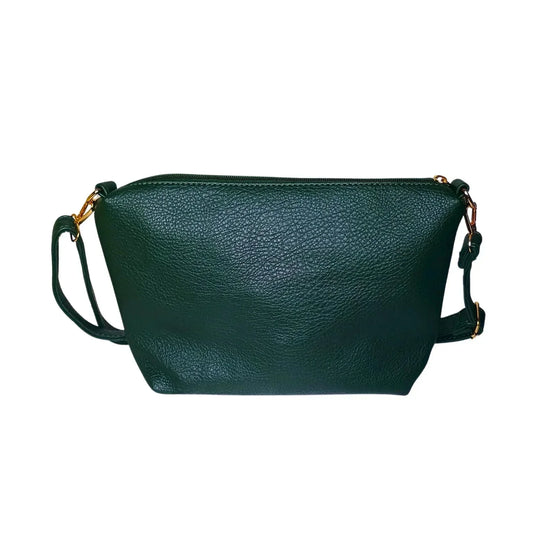 Green Leather Bindle Bag - MS-9614 - Stile Donna Bags