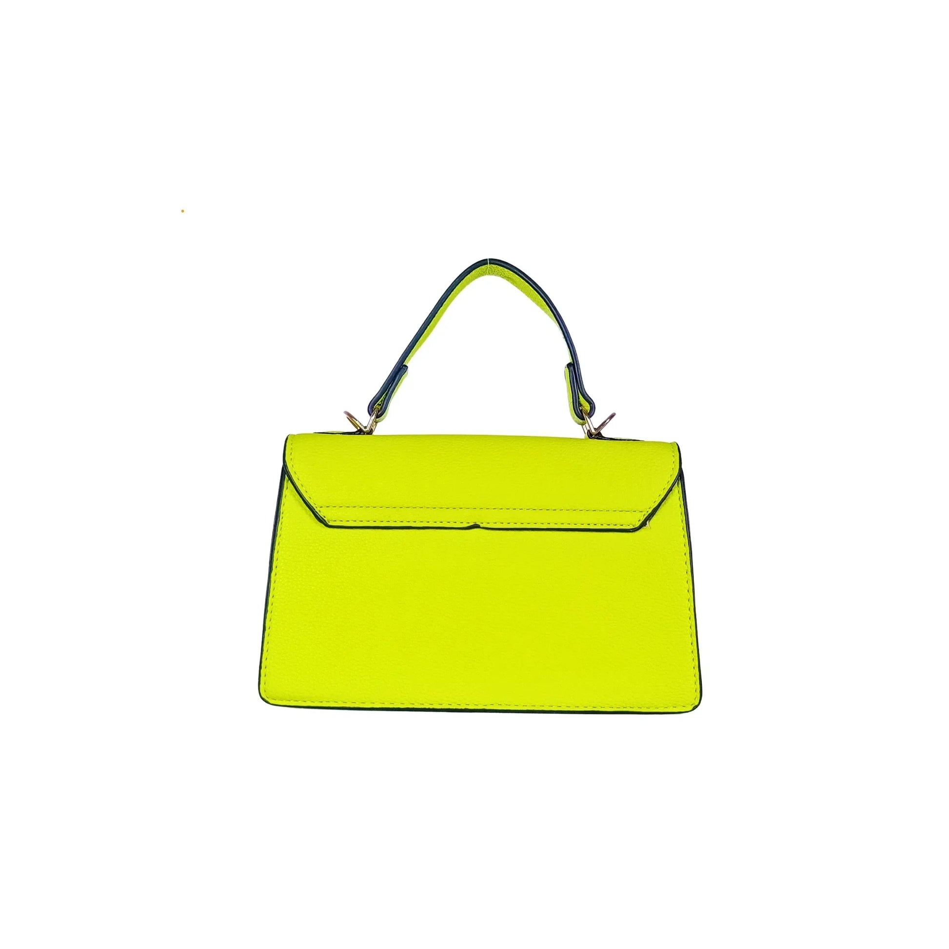 Green mini leather handbag - ms-8647 - Stile Donna Bags