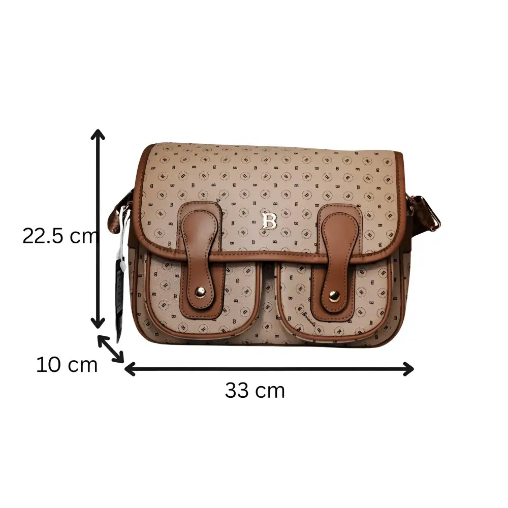 Handbag Double combat pocket design
