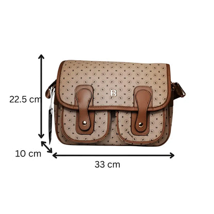 Handbag Double combat pocket design