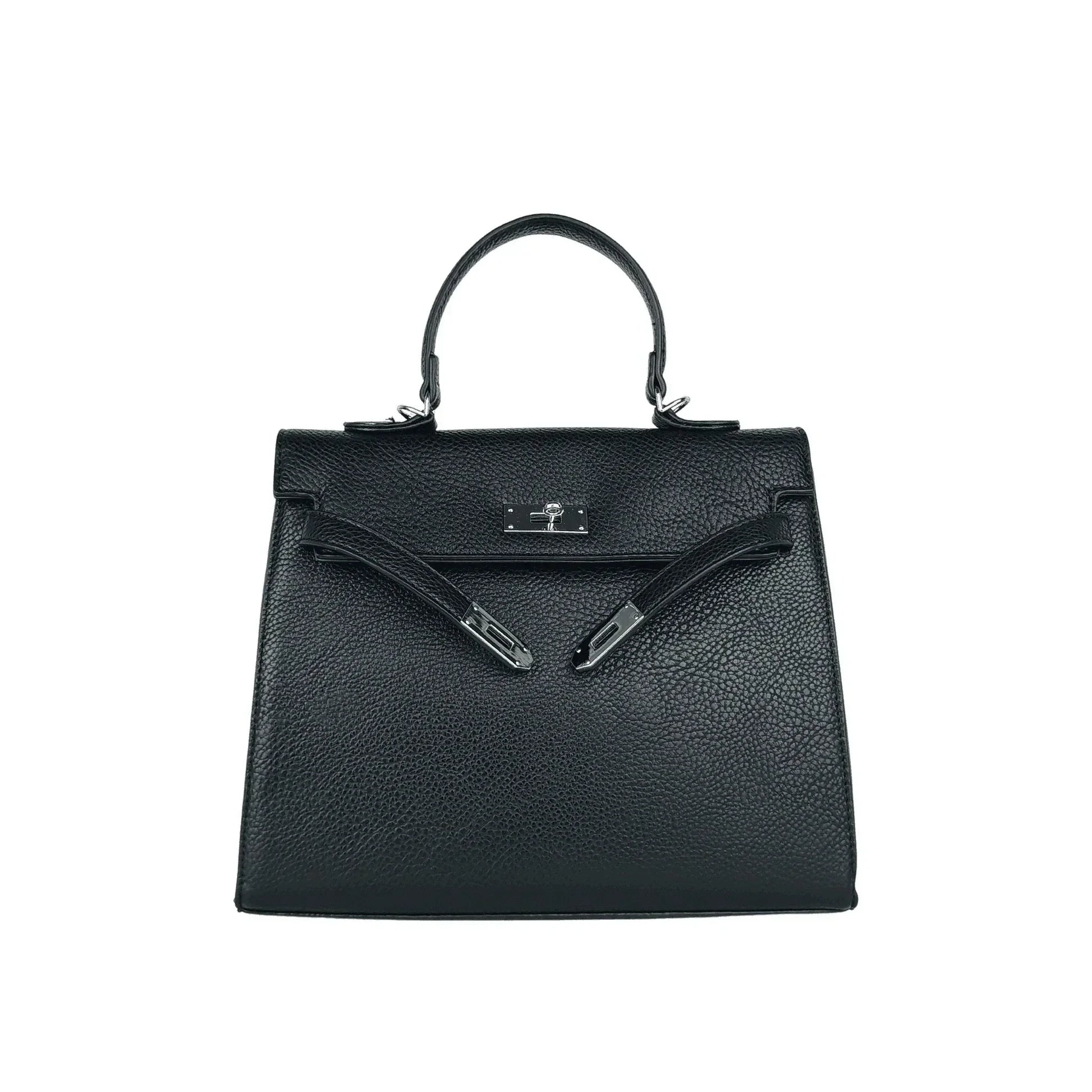 Handbag with Silver Metal Details MS-7528 - Stile Donna Bags