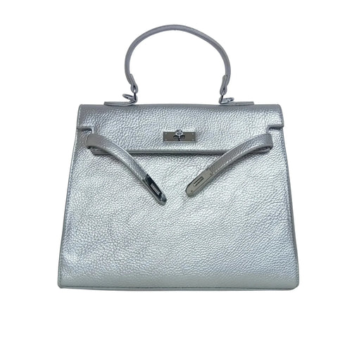 Handbag with Silver Metal Details MS-7528 - Stile Donna Bags