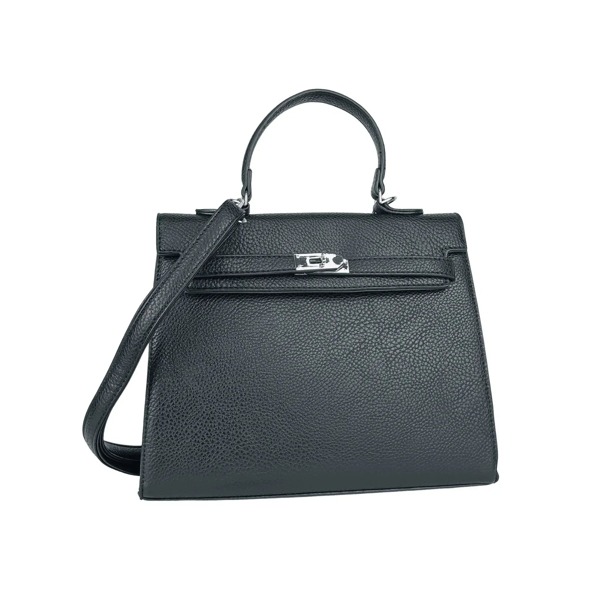 Handbag with Silver Metal Details MS-7528 - Stile Donna Bags