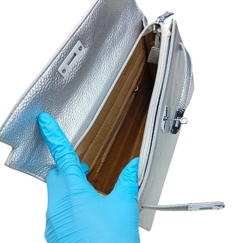 Handbag with Silver Metal Details MS-7528 - Stile Donna Bags