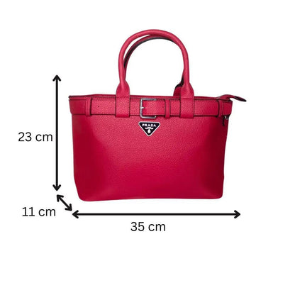 Shopper Bag for women color red and black
