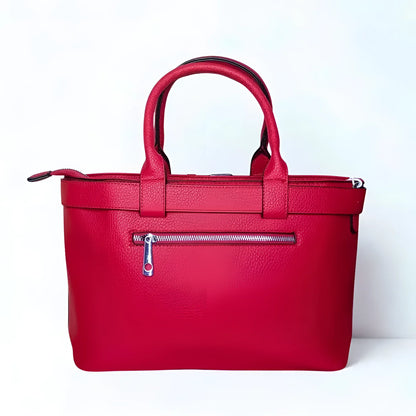 Shopper Bag for women color red and black
