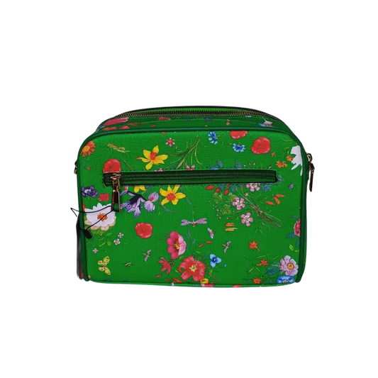 Ladies Handbag flower print with removable shoulder strap