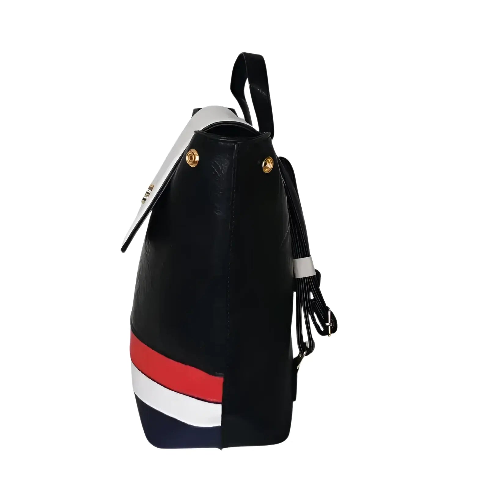 Leather Backpack with Adjustable Straps - MS-3472 - Stile Donna Bags