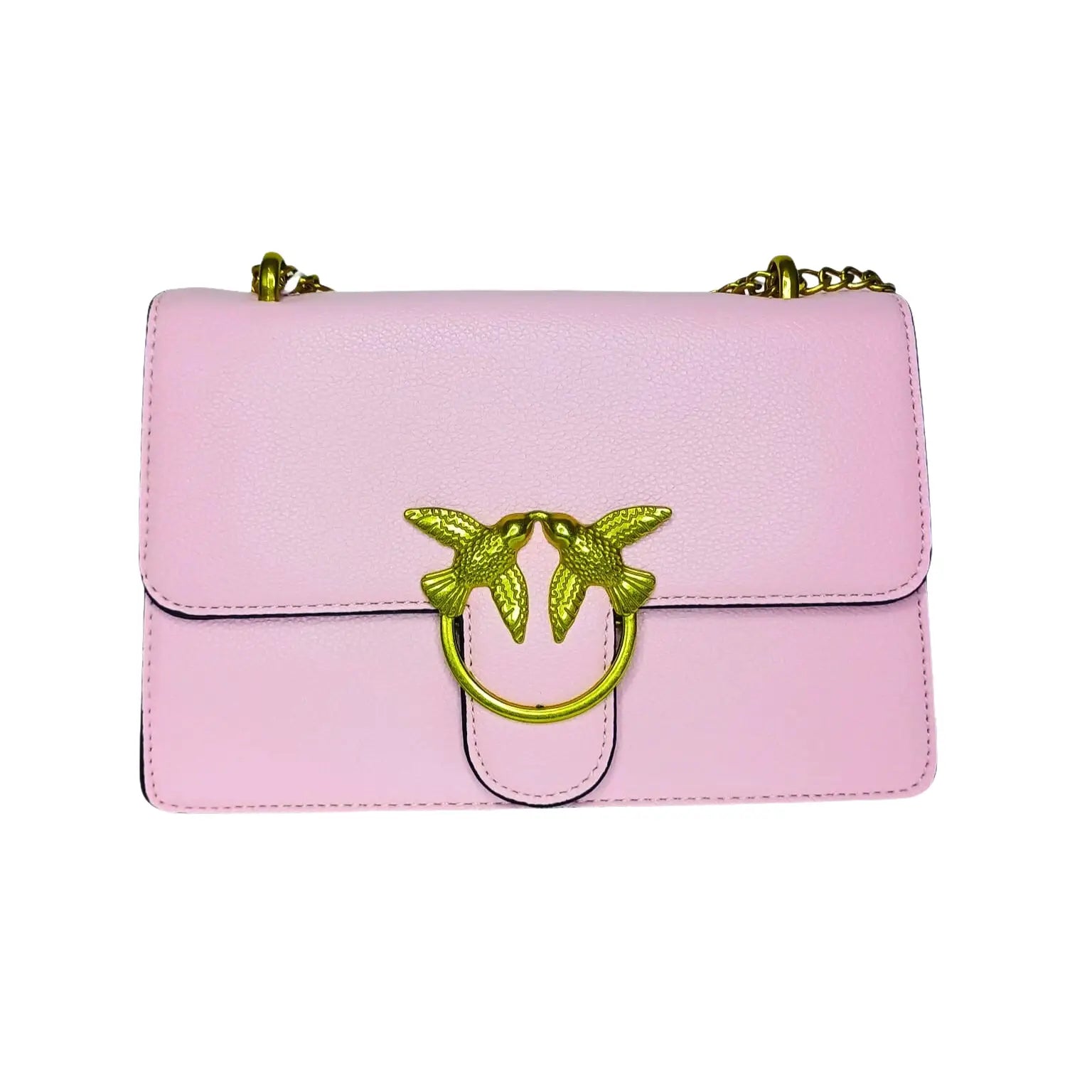 Leather Bag - Pink - MS-5094 - Stile Donna Bags