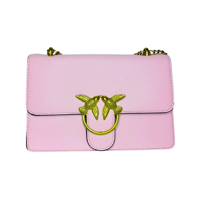 Leather Bag - Pink - MS-5094 - Stile Donna Bags