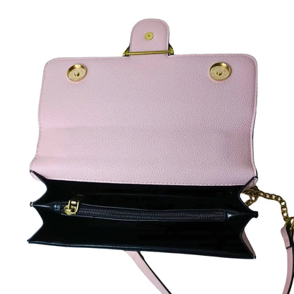 Leather Bag - Pink - MS-5094 - Stile Donna Bags