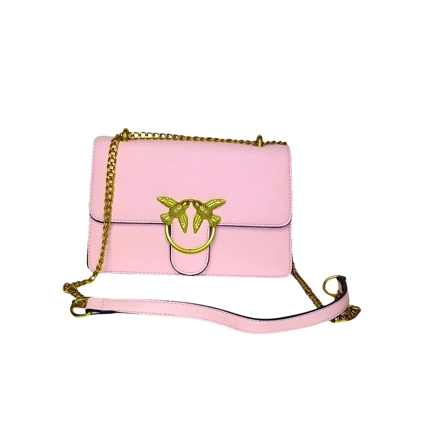 Leather Bag - Pink - MS-5094 - Stile Donna Bags