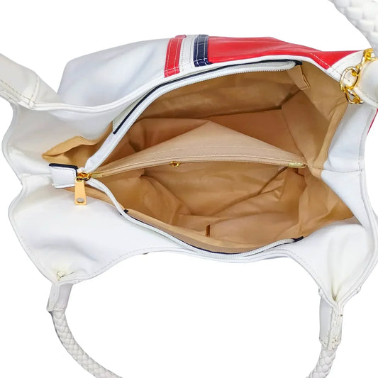 Leather Bag with Removable Strap MS-0354 - Stile Donna Bags