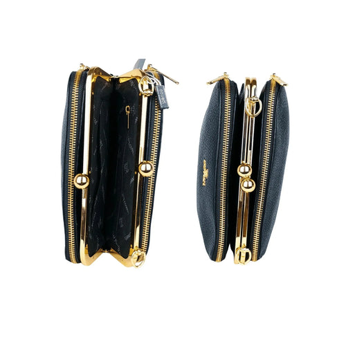 Leather Clutch Crossbody Bag MS-8189 - Stile Donna Bags